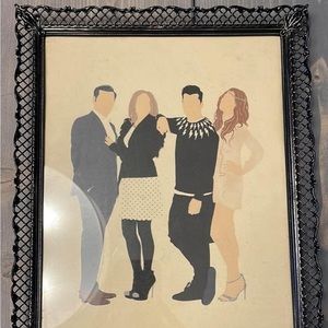 schitts creek art with black frame